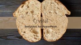  Presentation with bread - Amazing presentation having freshly-baked-homemade-tartine-bread backdrop and a coral colored foreground