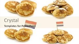  Presentation with dutch - PPT layouts enhanced with freshly-baked-traditional-dutch-mini background and a blonde colored foreground