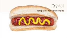  Presentation with stream - Beautiful PPT theme featuring freshly-grilled-hotdog backdrop and a lemonade colored foreground