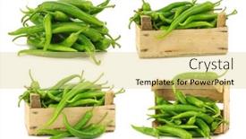 Presentation with jalapeno - Slide deck consisting of freshly-harvested-jalapeno-peppers background and a blonde colored foreground