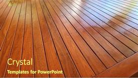  Presentation with australian - Theme enhanced with freshly-oiled-australian-spotted-gum background and a tawny brown colored foreground