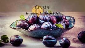  Presentation with bowl - Presentation theme with freshly-picked-prune-plums-zwetschgen background and a coral colored foreground