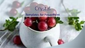  Presentation with gooseberry - Slide deck enhanced with freshly-picked-reed-gooseberry background and a  colored foreground