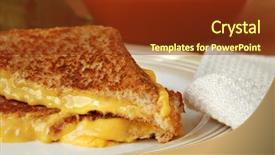  Presentation with spinach - Slide deck enhanced with senior man and daughter happy father talking with her daughter background and a mint green colored foreground