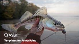  Presentation with autumn morning - Slide set enhanced with bikers - young man biker riding his background and a  colored foreground.