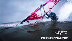  Presentation with force - Slides enhanced with friction force - freestyle windsurfer does the body background and a dark gray colored foreground