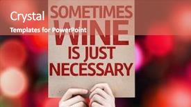  Presentation with wine - Cool new presentation theme with friday night - sometimes wine is just necessary backdrop and a coral colored foreground