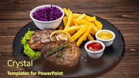  Presentation with beef - 