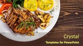  Presentation with steak - 