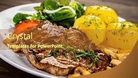  Presentation with steak - 