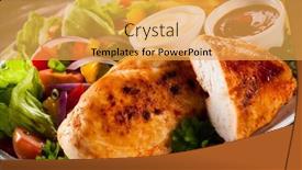  Presentation with fried chicken - 