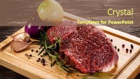  Presentation with fried chicken - 