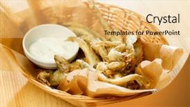  Presentation with bone fish - Amazing slides having fried fish with beer backdrop and a  colored foreground