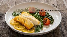  Presentation with asparagus - 