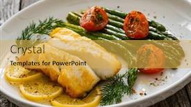  Presentation with asparagus - 