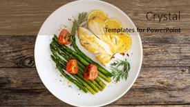  Presentation with asparagus - 