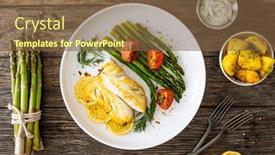  Presentation with asparagus - 