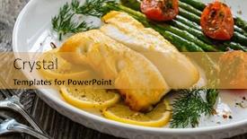  Presentation with asparagus - 