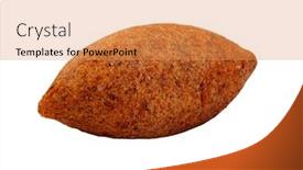  Presentation with kebab - PPT theme featuring fried-kebab-traditional-arab-cuisine background and a yellow colored foreground