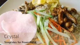  Presentation with fried chicken - 