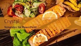  Presentation with salmon - 