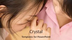  Presentation with wipe - Beautiful presentation theme featuring friend and wipe eye backdrop and a coral colored foreground