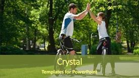  Presentation with love romance - Slides having friend park - happy couple ride bicycle outdoors background and a  colored foreground