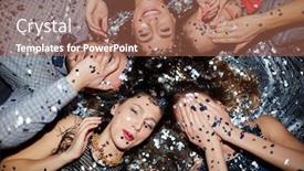  Presentation with friendly - Presentation theme having friendly-group background and a  colored foreground