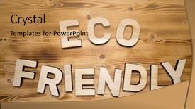  Presentation with wooden building blocks - Colorful PPT theme enhanced with friendly words made with building backdrop and a yellow colored foreground