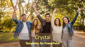  Presentation with islington air pollution - Slide deck with friends-embraced-together-with-arms background and a tawny brown colored foreground