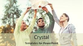  Presentation with chinese lantern - Cool new PPT layouts with friends floating chinese lantern backdrop and a soft green colored foreground