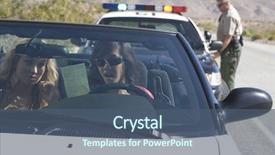  Presentation with ticket - Beautiful slide deck featuring friends reading ticket with traffic backdrop and a ocean colored foreground