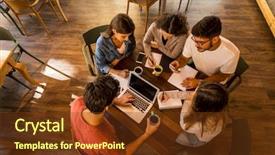  Presentation with philippines ethnic group - PPT theme consisting of friends studying together for final background and a tawny brown colored foreground