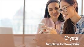  Presentation with look - Colorful presentation theme enhanced with friendship - look at this photo backdrop and a coral colored foreground