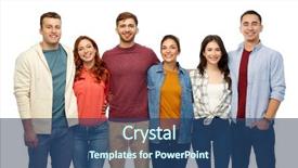  Presentation with friendship - PPT layouts featuring friendship and people concept - group background and a ocean colored foreground