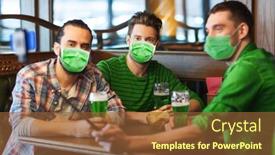  Presentation with friendship day - Slides featuring friendship-health-and-st-patrick background and a tawny brown colored foreground