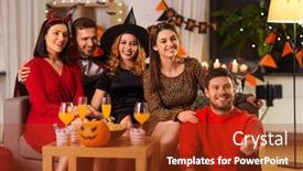  Presentation with cheetah - Slide set consisting of friendship-holiday-and-people-concept background and a tawny brown colored foreground