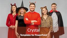  Presentation with vampire - Colorful slide set enhanced with friendship-holiday-and-people-concept backdrop and a tawny brown colored foreground