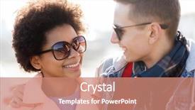  Presentation with international relations - Slide deck with friendship relations tourism travel background and a coral colored foreground