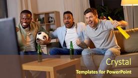  Presentation with ball sports - Slides enhanced with friendship-sports-and-entertainment-concept background and a tawny brown colored foreground