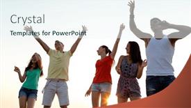  Presentation with beach party - 