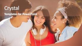  Presentation with teenagers - Audience pleasing theme consisting of friendsship day - group of teenagers backdrop and a  colored foreground