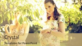  Presentation with frienship - Presentation theme with frienship - smiling women relaxing background and a  colored foreground