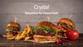  Presentation with border organic vegetables on wood - Presentation theme having fries served on wood free background and a gray colored foreground