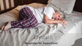  Presentation with violence woman - Presentation theme having frightened-depressed-middle-aged-woman background and a light gray colored foreground