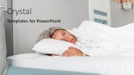  Presentation with abuse - Theme with frightened-depressed-middle-aged-woman background and a  colored foreground