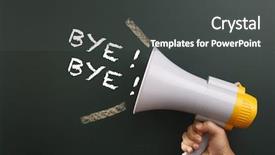  Presentation with no bullying text - Presentation having front chalkboard with text bye background and a dark gray colored foreground