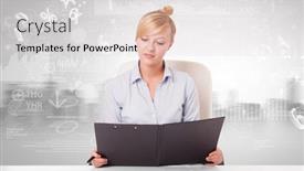  Presentation with database - Cool new theme with new idea and global database backdrop and a light gray colored foreground