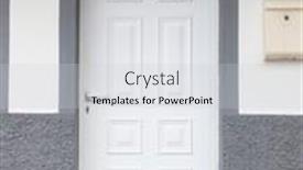  Presentation with award entrance - Presentation theme having front-door-entrance-in-madeira background and a light gray colored foreground