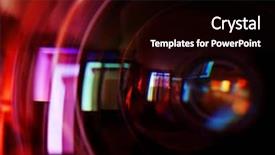  Presentation with element - Amazing presentation design having front element of a camera backdrop and a black colored foreground